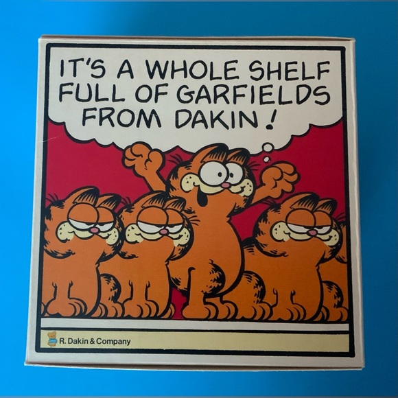 Vintage Garfield Kids Cube Box RARE - Picture 4 of 11